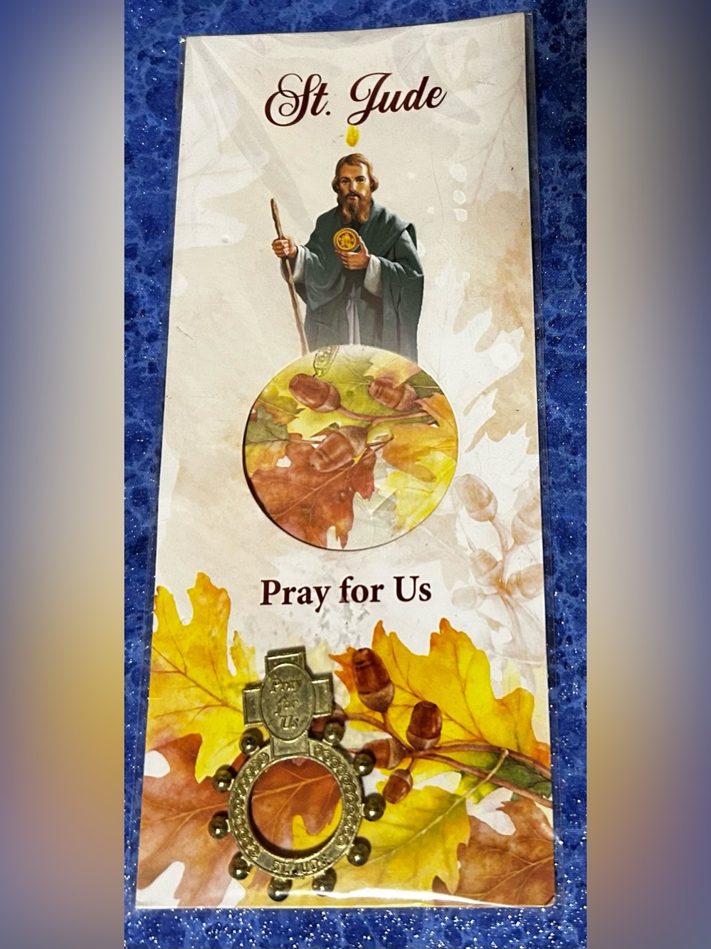 St. Anthony & St. Peregrine Religious Necklace and Rosary Set of four - Picture 2 of 10